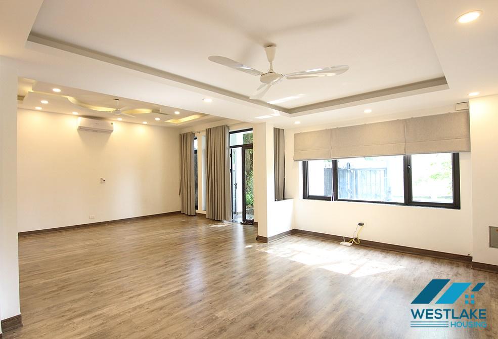 Unfurnished house for rent, renovated in D Block, Ciputra, Tay Ho, Hanoi