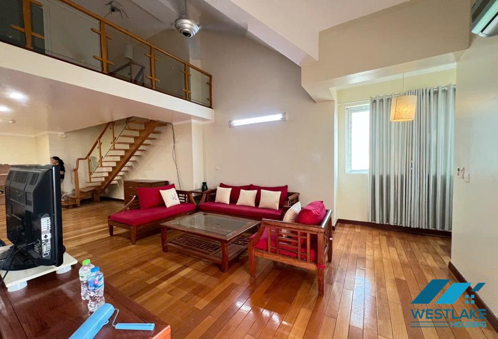 A duplex apartment for rent in E Tower, Ciputra, Tay Ho, Ha Noi