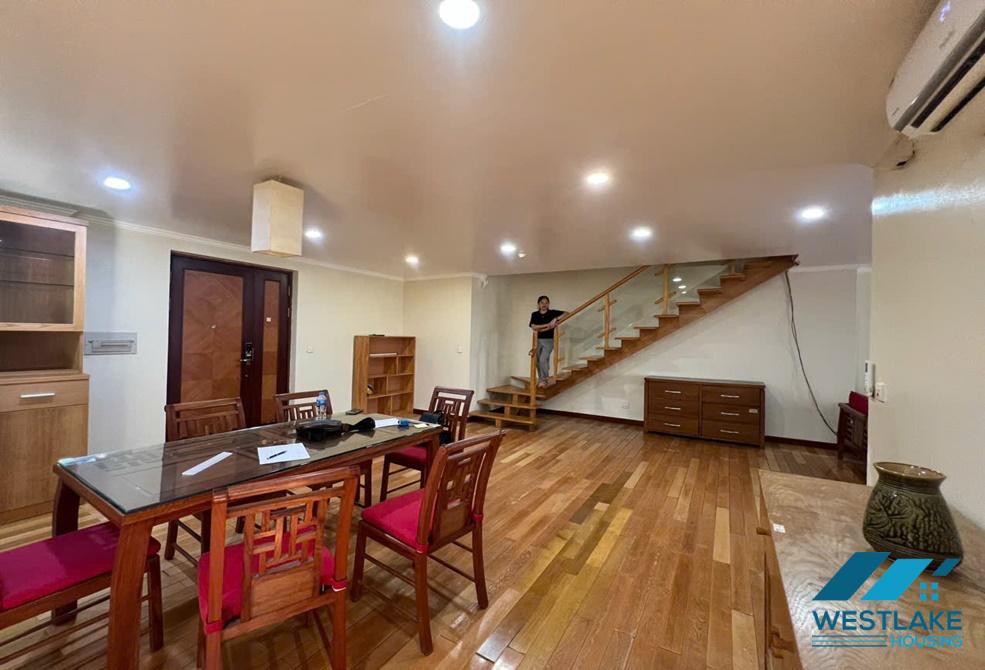 A duplex apartment for rent in E Tower, Ciputra, Tay Ho, Ha Noi