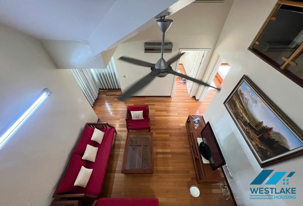 A duplex apartment for rent in E Tower, Ciputra, Tay Ho, Ha Noi