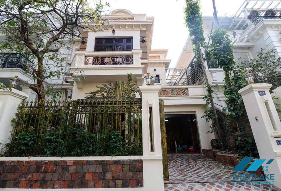 A nice house for rent in C Block, Ciputra compound, Tay Ho, Ha Noi