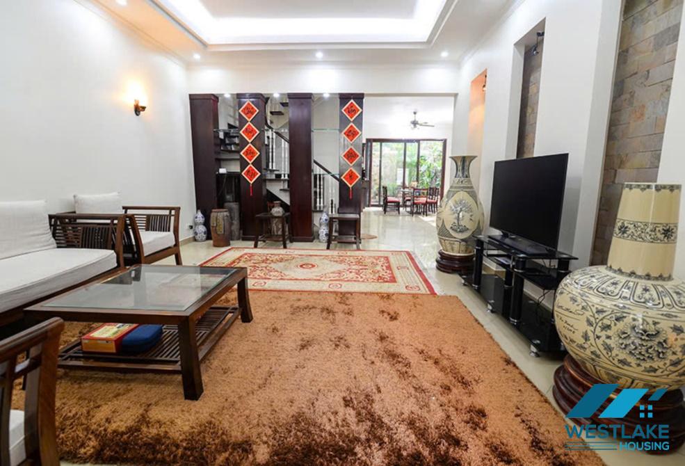 A nice house for rent in C Block, Ciputra compound, Tay Ho, Ha Noi