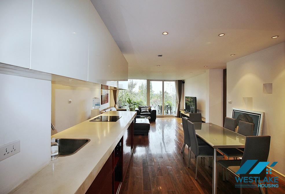Spacious one bedroom apartment for rent on Tay Ho street