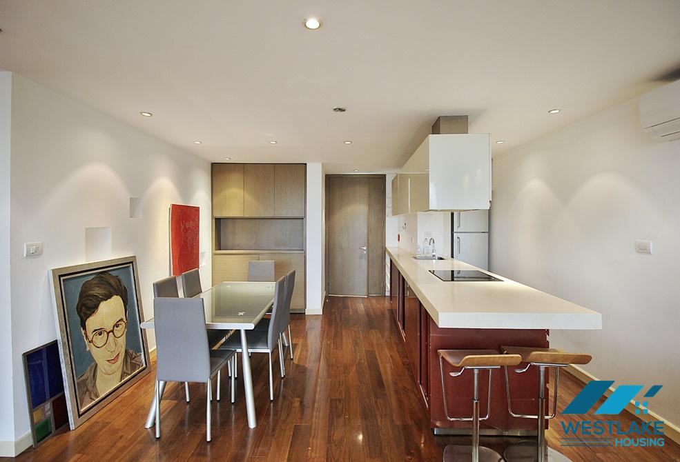 Spacious one bedroom apartment for rent on Tay Ho street
