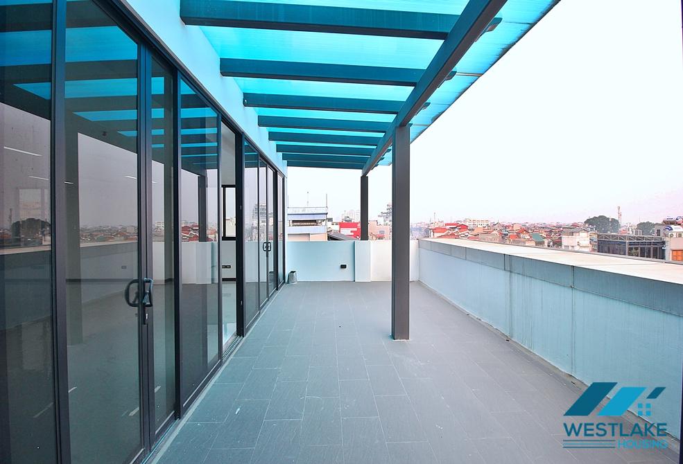Brand new and spacious an office for rent in Tay Ho, Ha Noi