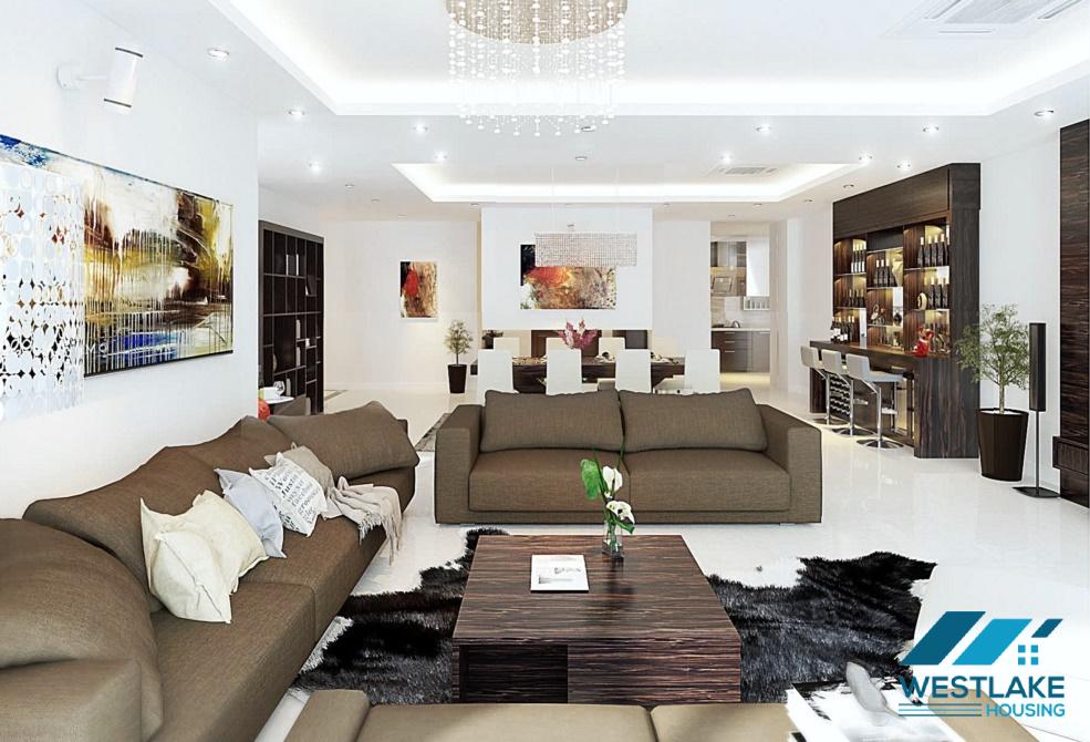 Modern and spacious 04 bedrooms apartment for rent in L building, Ciputra, Tay Ho, Ha Noi