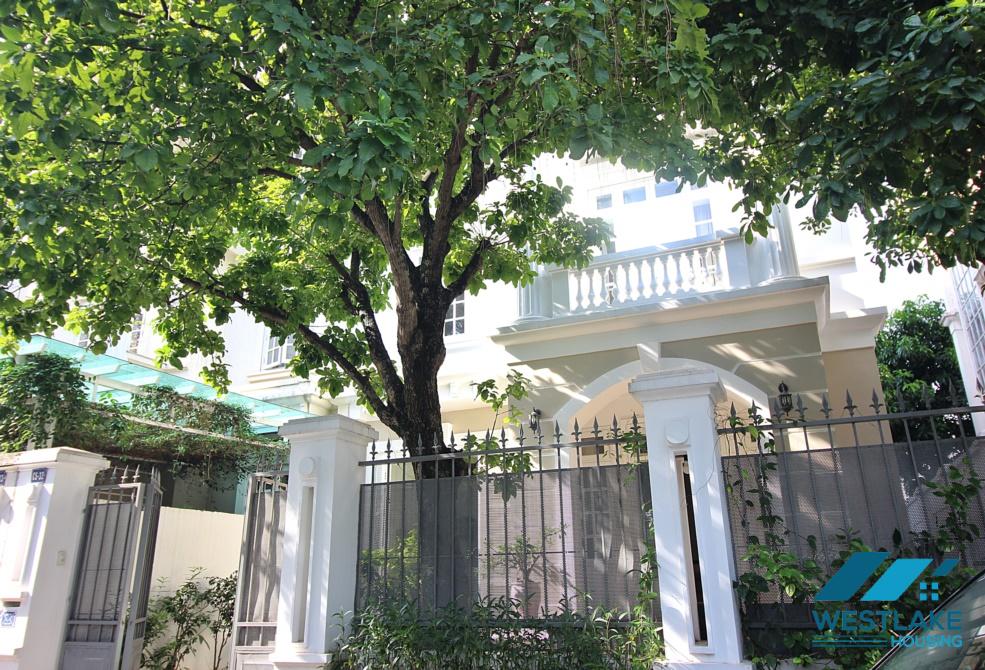 Fully furnished villa for rent in C Block, Ciputra, Tay Ho, Ha Noi