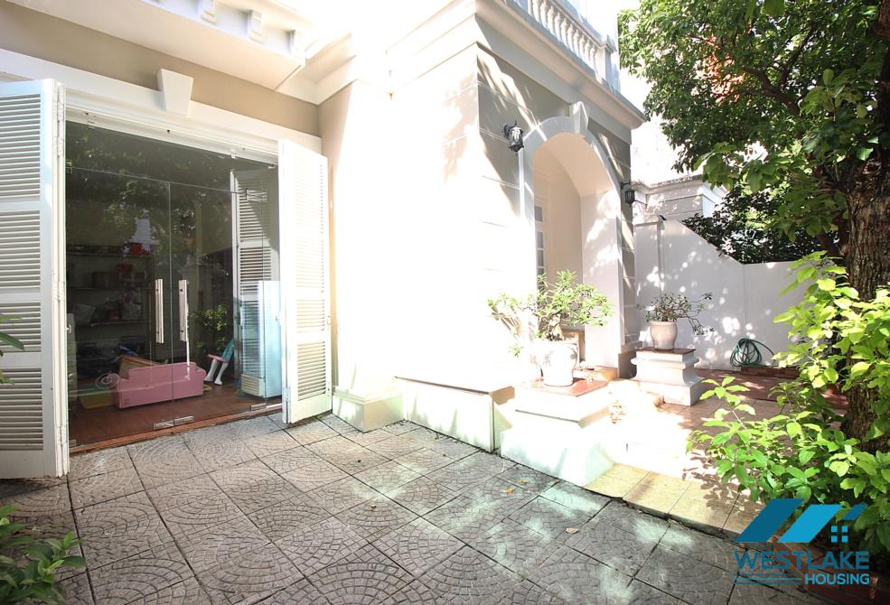 Fully furnished villa for rent in C Block, Ciputra, Tay Ho, Ha Noi