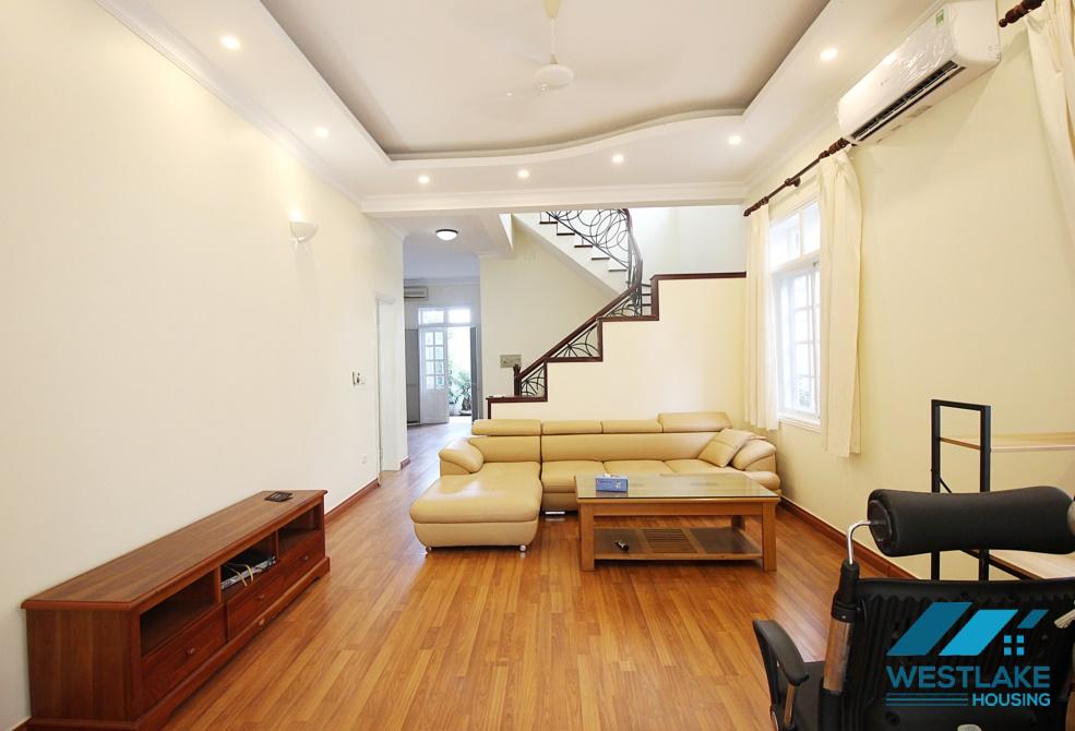 Fully furnished villa for rent in C Block, Ciputra, Tay Ho, Ha Noi