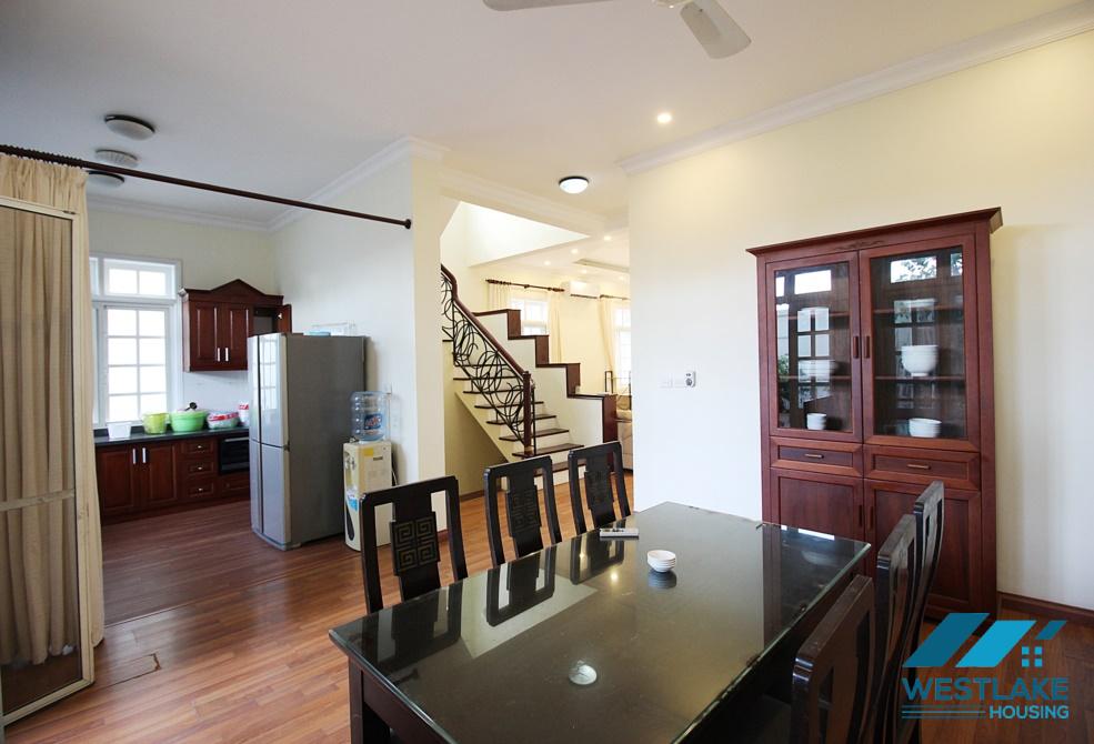 Fully furnished villa for rent in C Block, Ciputra, Tay Ho, Ha Noi