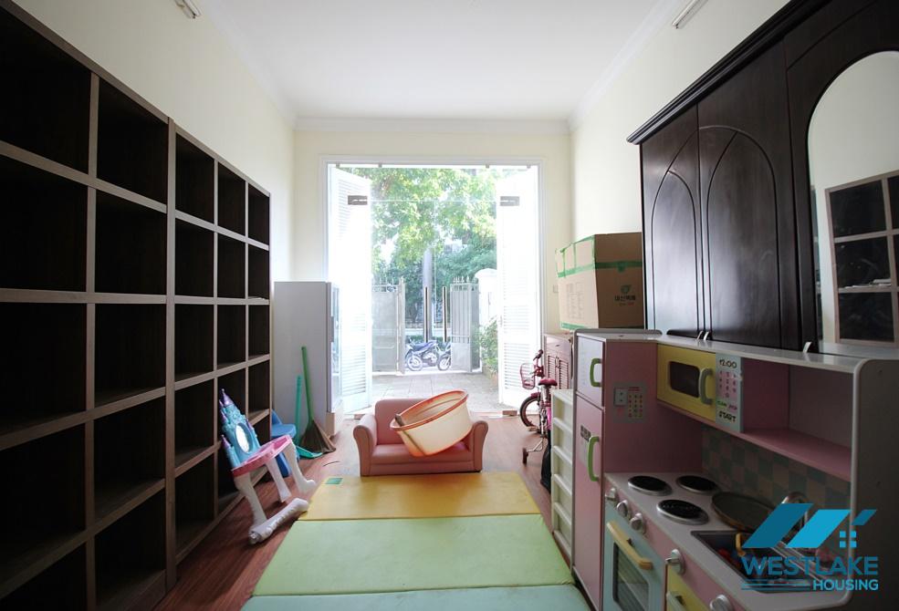 Fully furnished villa for rent in C Block, Ciputra, Tay Ho, Ha Noi