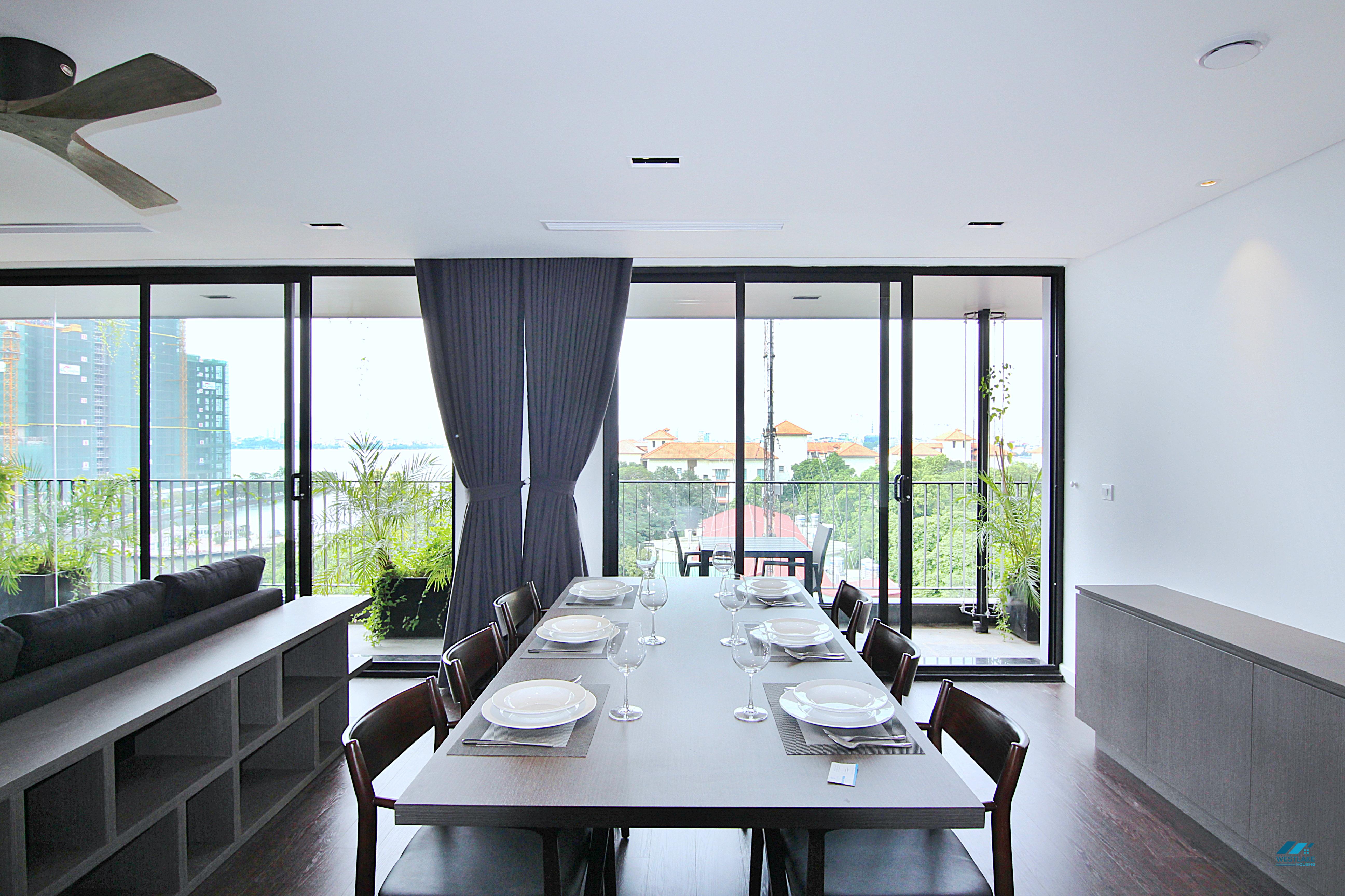 Newly- high end 3 bedroom apartment for rent in Tay Ho