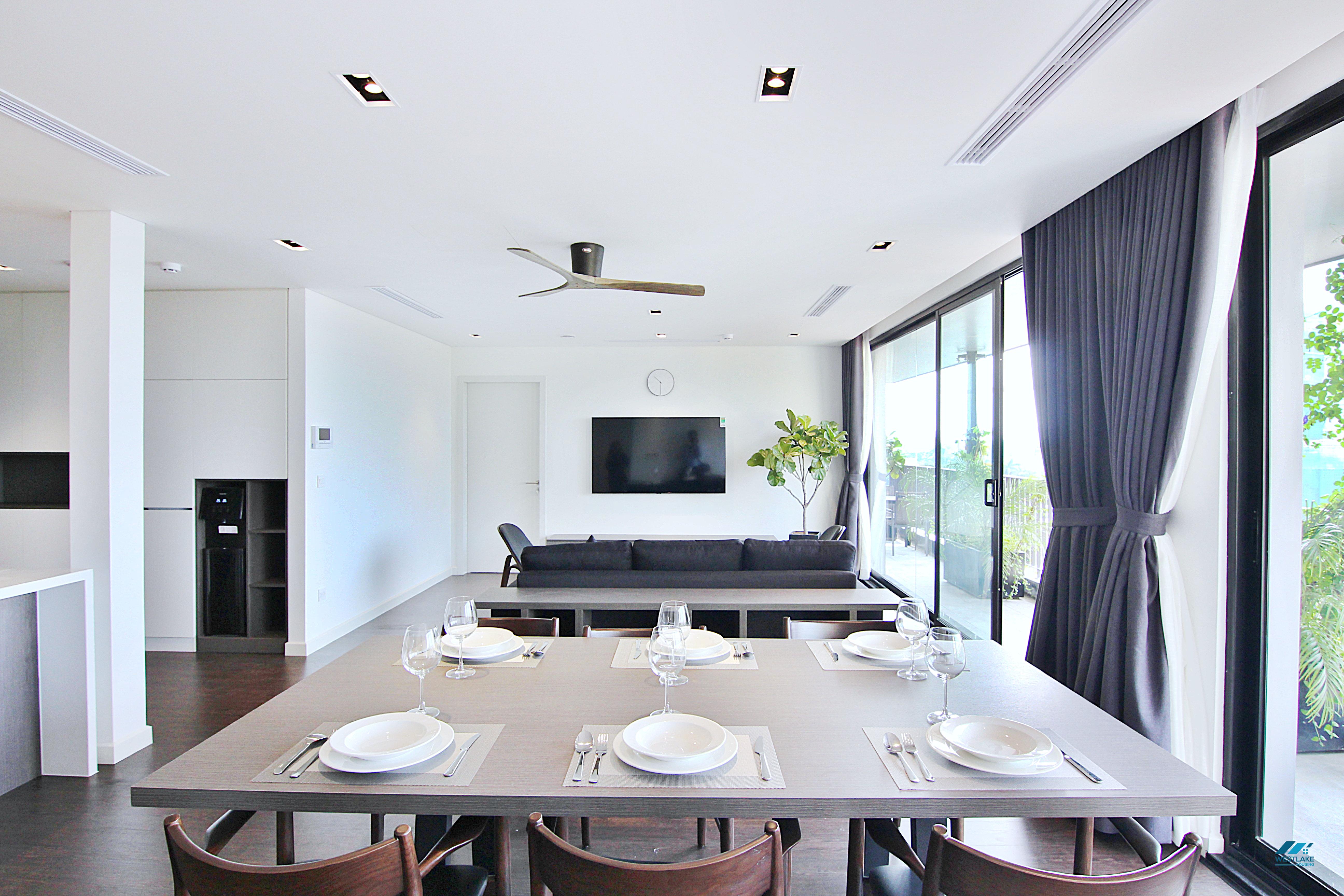 Newly- high end 3 bedroom apartment for rent in Tay Ho