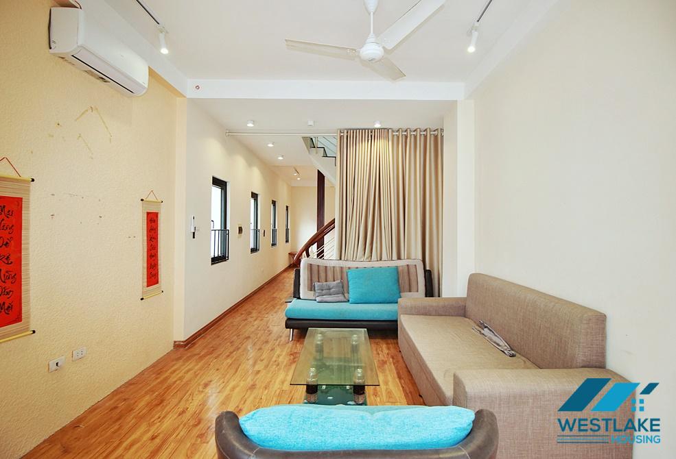 A good 5 bedrooms house for rent in Lac Long Quan street, Tay Ho