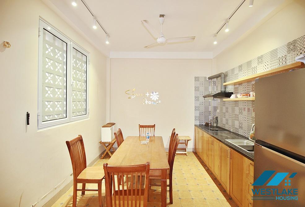 A good 5 bedrooms house for rent in Lac Long Quan street, Tay Ho