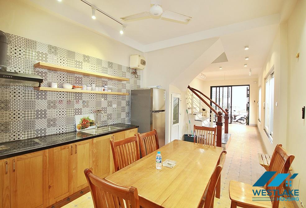 A good 5 bedrooms house for rent in Lac Long Quan street, Tay Ho