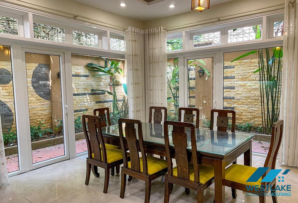 A nice villa for rent in C Block, near Unis School, Ciputra, Tay Ho, Ha Noi