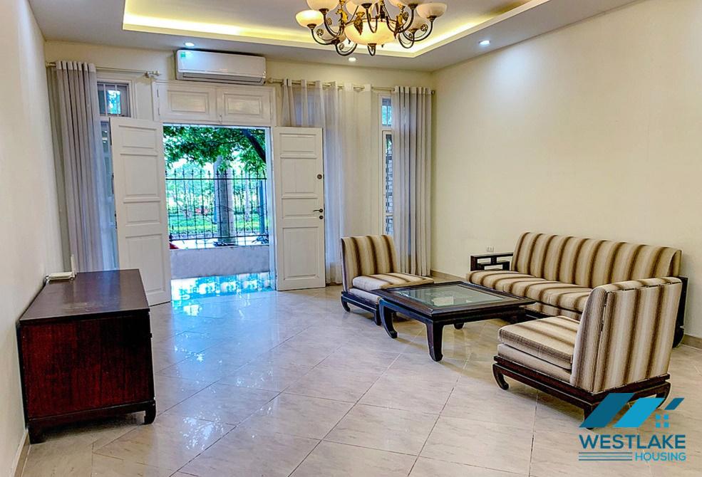 A nice villa for rent in C Block, near Unis School, Ciputra, Tay Ho, Ha Noi