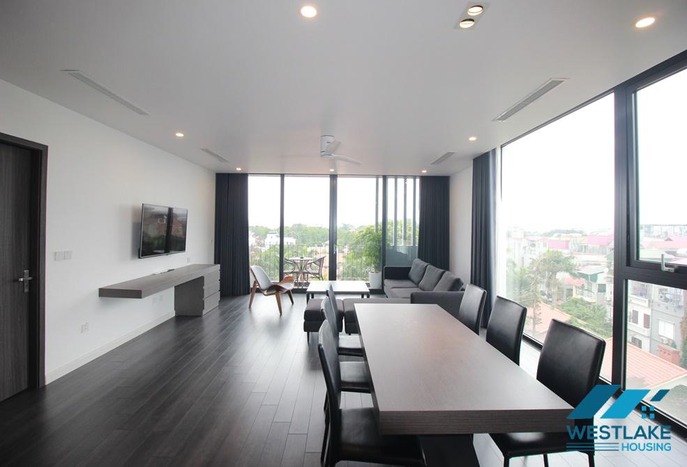 Brand new and lake view 3 beds apartment for rent in Tay Ho area