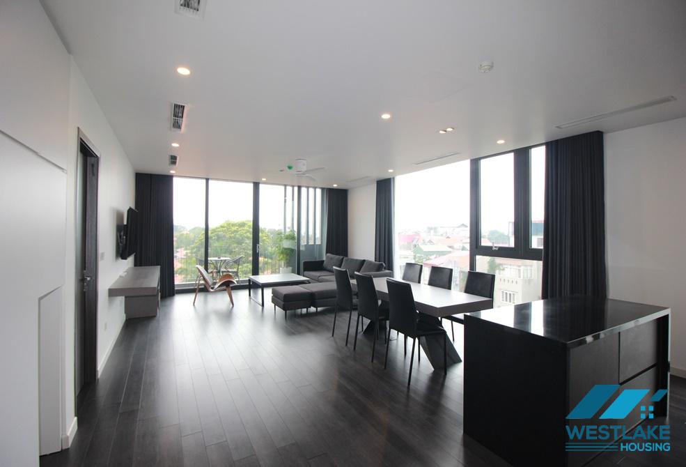 Brand new and lake view 3 beds apartment for rent in Tay Ho area