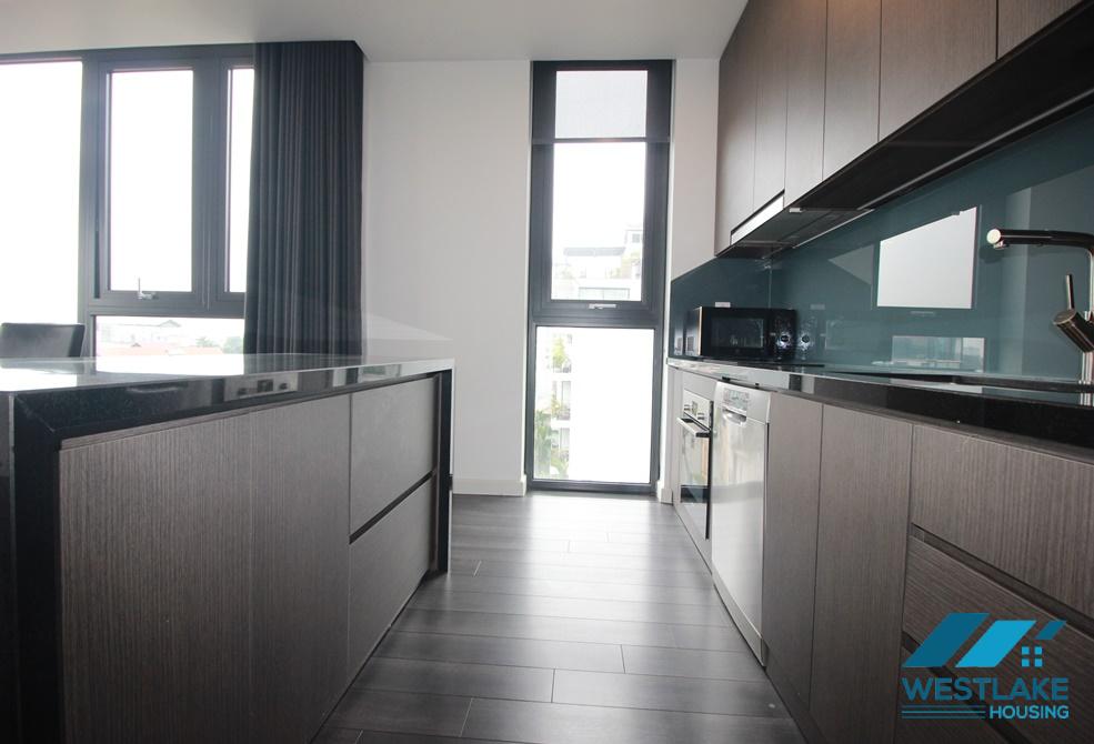 Brand new and lake view 3 beds apartment for rent in Tay Ho area