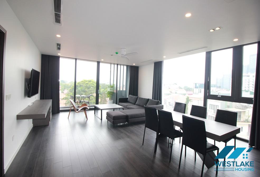Brand new and lake view 3 beds apartment for rent in Tay Ho area