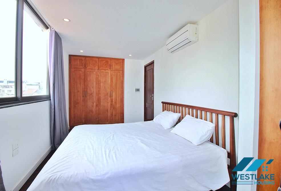 Lake view and high floor 1 bedroom apartment for rent in Tu Hoa st, Tay Ho