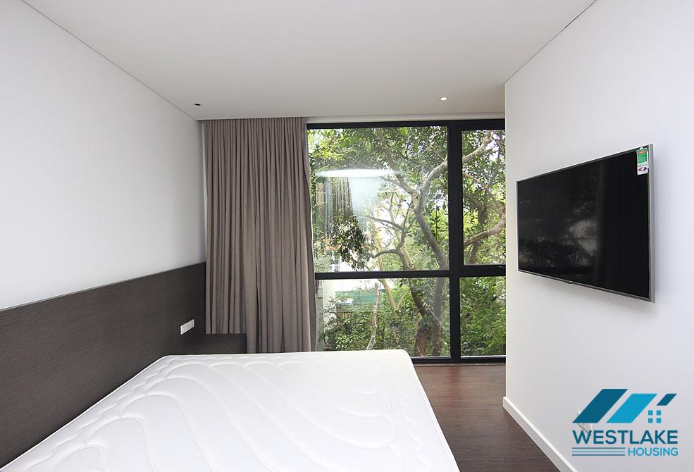 A marvelous apartment with beautiful West Lake view for rent in Tay Ho, Ha Noi