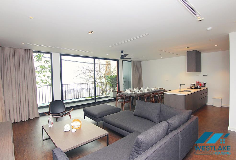 A marvelous apartment with beautiful West Lake view for rent in Tay Ho, Ha Noi
