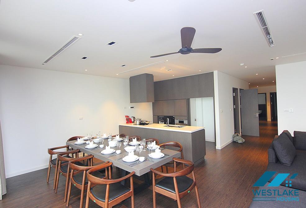 A marvelous apartment with beautiful West Lake view for rent in Tay Ho, Ha Noi