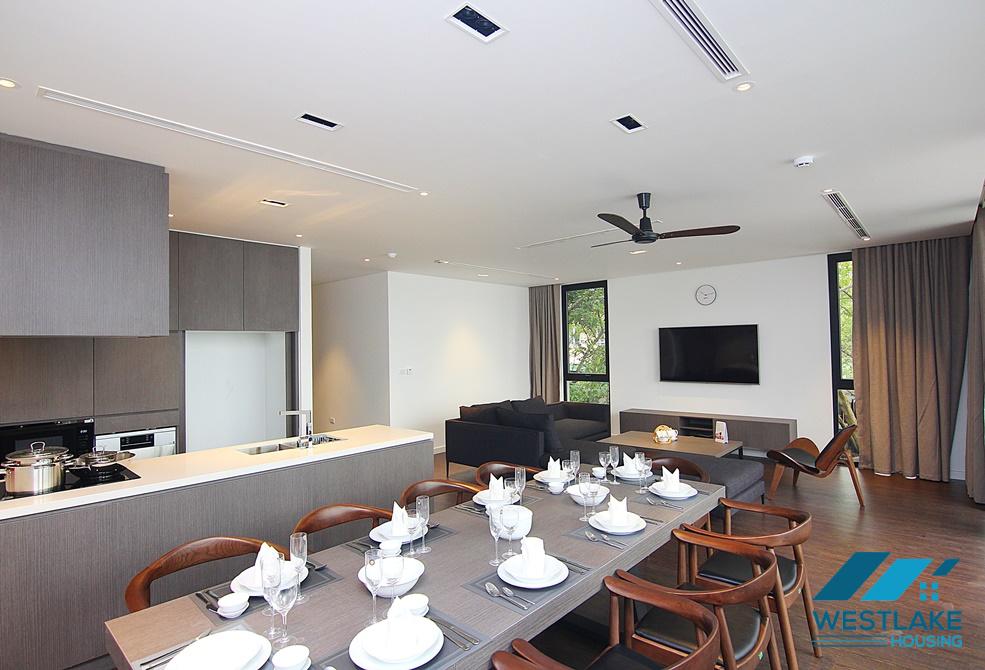 A marvelous apartment with beautiful West Lake view for rent in Tay Ho, Ha Noi