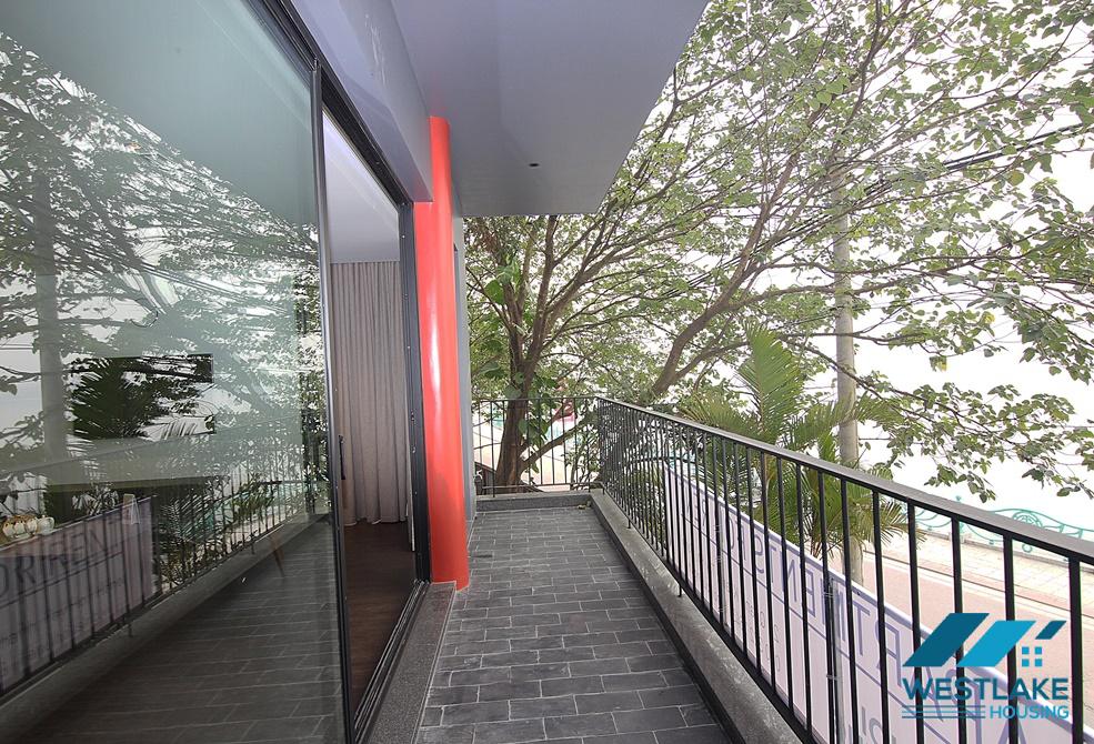 A marvelous apartment with beautiful West Lake view for rent in Tay Ho, Ha Noi
