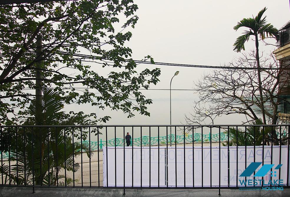 A marvelous apartment with beautiful West Lake view for rent in Tay Ho, Ha Noi