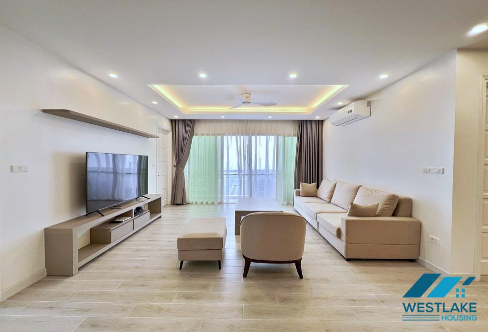 Nice 04 bedrooms apartment for rent in E1 Tower, Ciputra, Tay Ho, Hanoi