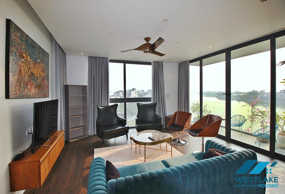 Cho Thuê Căn Hộ 3 Phòng Ngủ Đẹp, Hiện Đại, Ban Công View Hồ, Thoáng Sáng Tại Xuân Diệu, Tây Hồ
