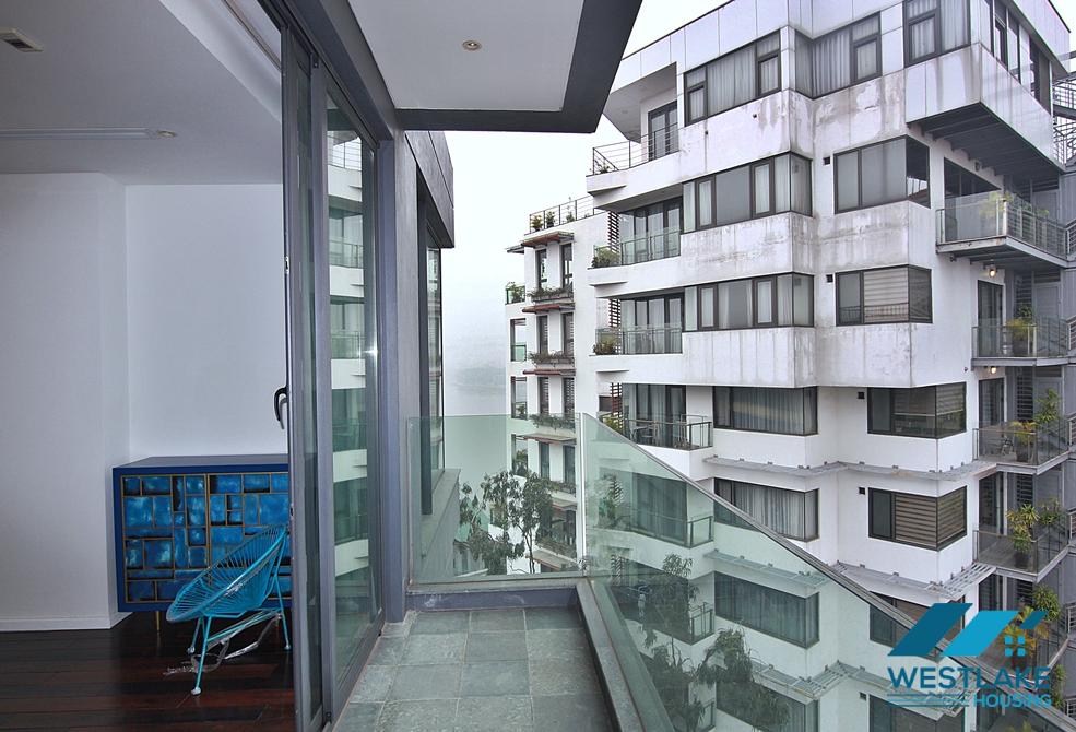 Cho Thuê Căn Hộ 2 Phòng Ngủ Hiện Đại, Sáng Thoáng View Hồ Tại Phố Xuân Diệu, Tây Hồ.