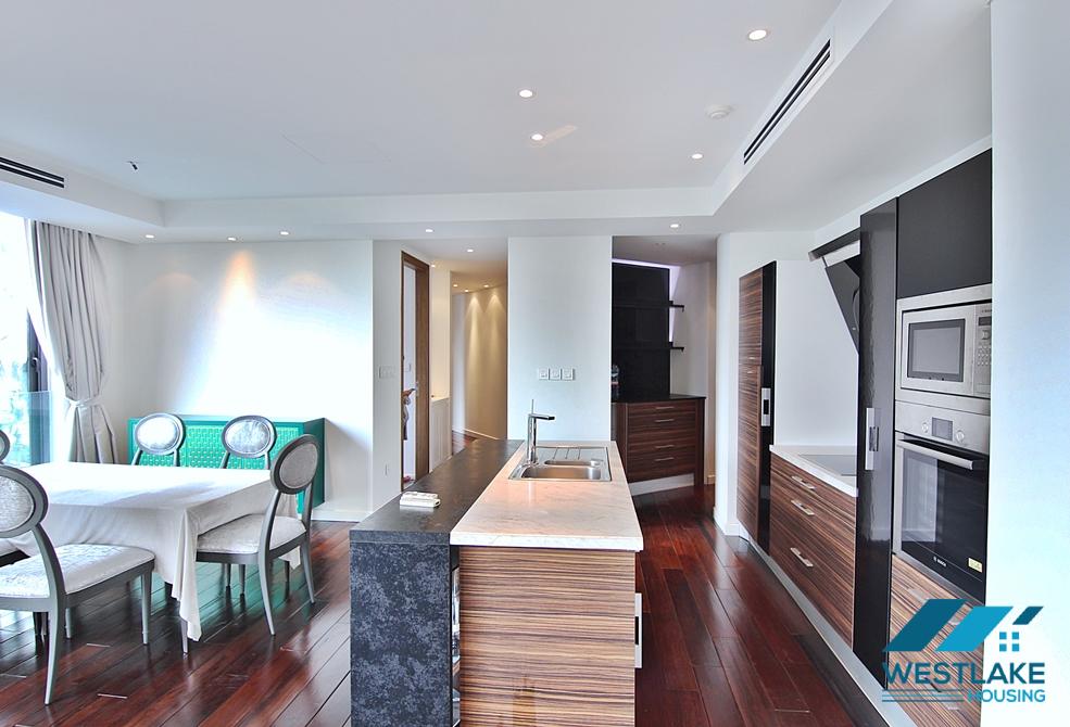 Căn Hộ 3 Phòng Ngủ Sáng Thoáng, Thiết Kế Đẹp Cho Thuê Tại Xuân Diệu Tây Hồ, Hà Nội
