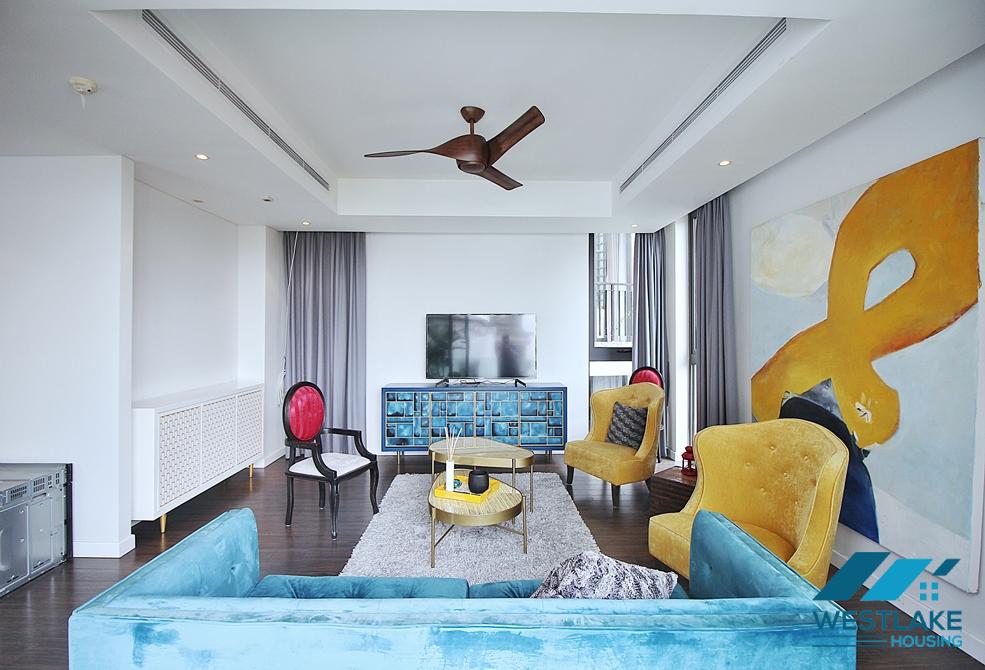 Cho Thuê Căn Hộ 3 Phòng Ngủ Đẹp, Sang Trọng Và Hiện Đại Tại  Xuân Diệu, Tây Hồ