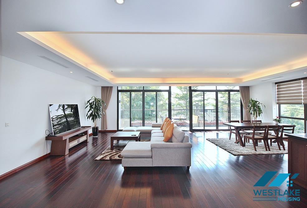 Indochina style 04 bedrooms apartment for rent on Tu Hoa street, Tay Ho district, Ha Noi
