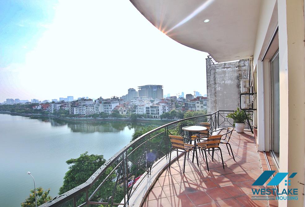Căn Hộ Dịch Vụ 3 Phòng Ngủ View Hồ Sáng Thoáng Cho Thuê Tại Xuân Diệu Tây Hồ, Hà Nội