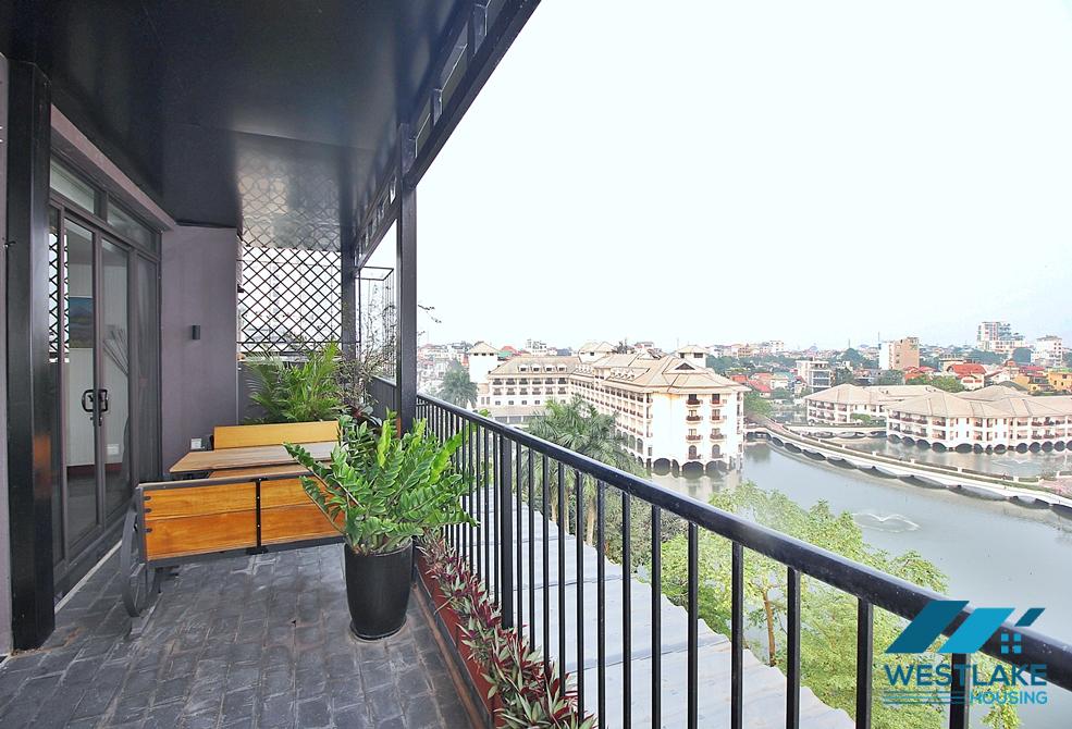 Căn Hộ 3 Phòng Ngủ Đẹp Thoáng Sáng, Ban Công Rộng View Hồ Cho Thuê Tại Từ Hòa, Tây Hồ, Hà Nội