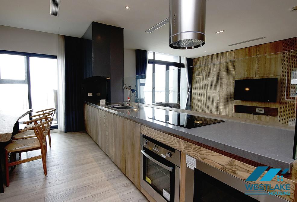 Cho thuê căn hộ 3 phòng ngủ nội thất đẹp view hộ tại Sun Gran Thụy Khuê