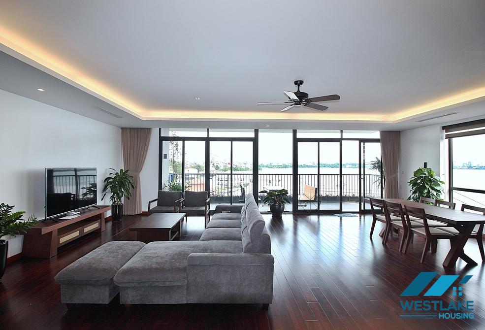 Cho Thuê Căn Hộ 4 Phòng Ngủ Tuyệt đẹp, Ban Công Rộng Thoáng View Hồ Tại Từ Hòa, Tây Hồ, Hà Nội