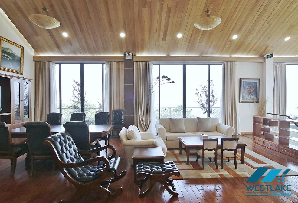 Luxury Elegant and Stylish duplex apartment for rent in Tay Ho, Ha Noi