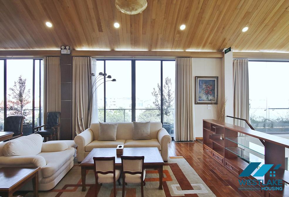 Luxury Elegant and Stylish duplex apartment for rent in Tay Ho, Ha Noi