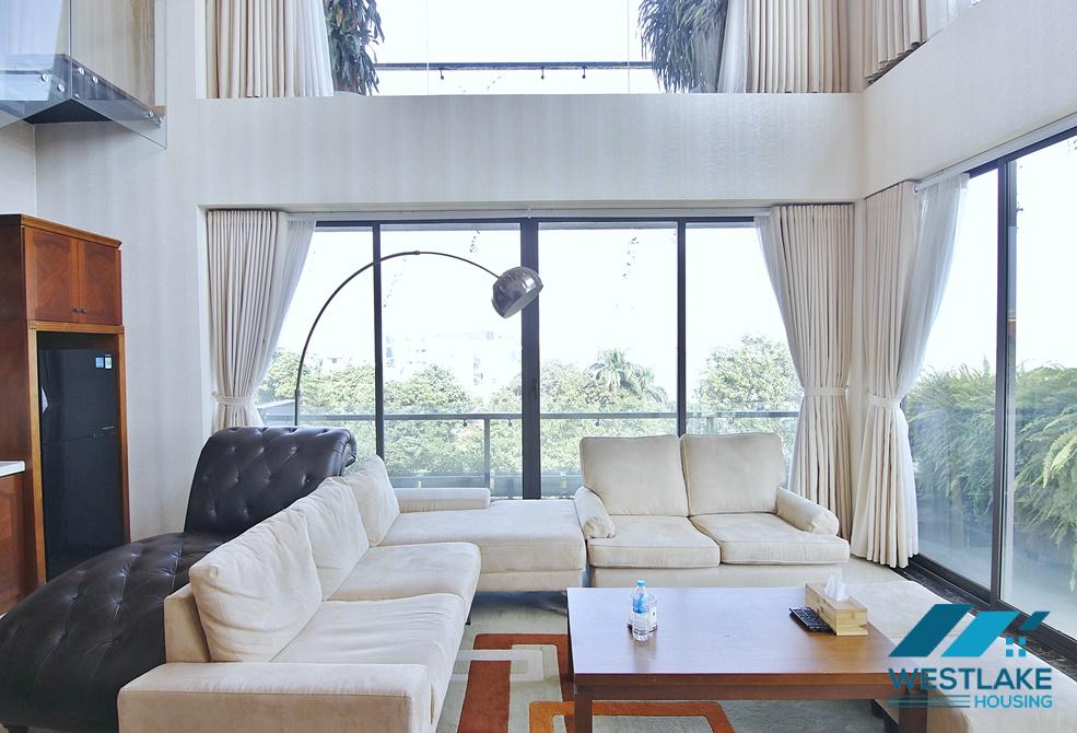 Luxury Elegant and Stylish duplex apartment for rent in Tay Ho, Ha Noi
