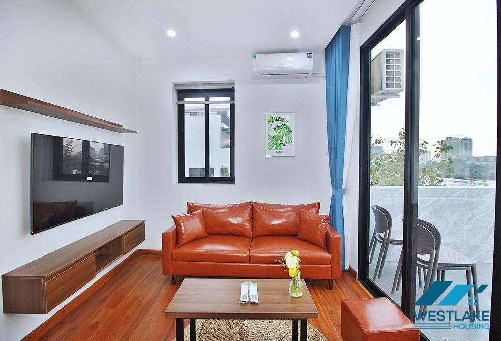 Brand new one bedroom apartment with big balcony for rent in Tay Ho, Hanoi