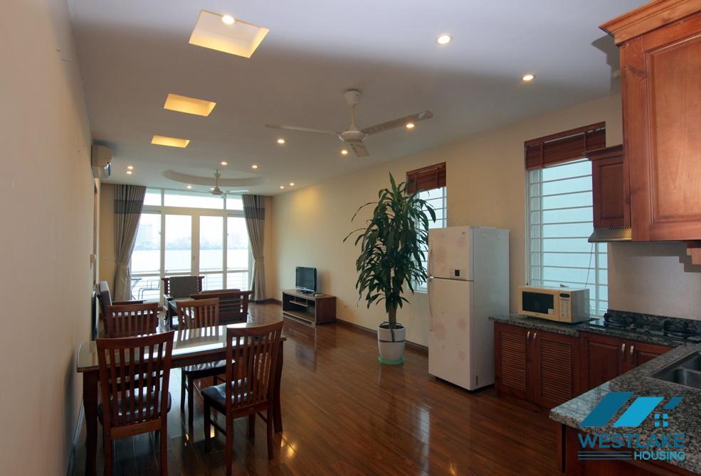 A spacious 2 bedroom apartment with lake view in Tay ho area