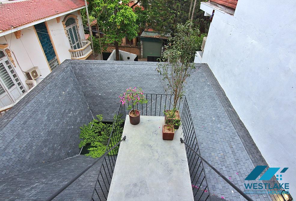 A Japanese style villa for rent in To ngoc van, Tay ho