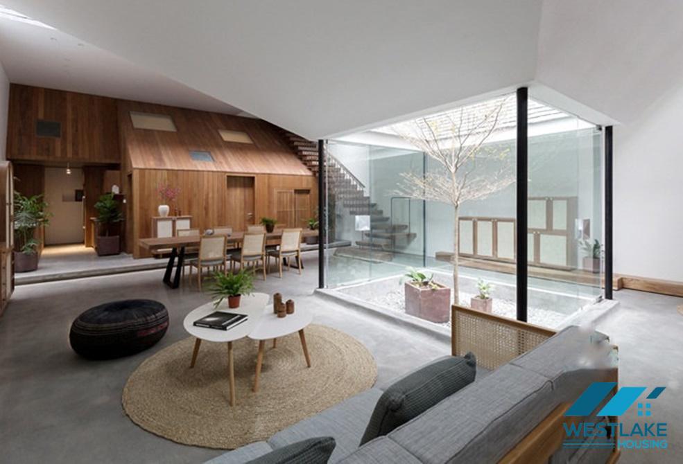 A Japanese style villa for rent in To ngoc van, Tay ho